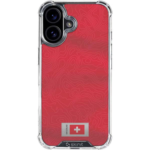 Switzerland Soccer Flag iPhone 17 Clear Case